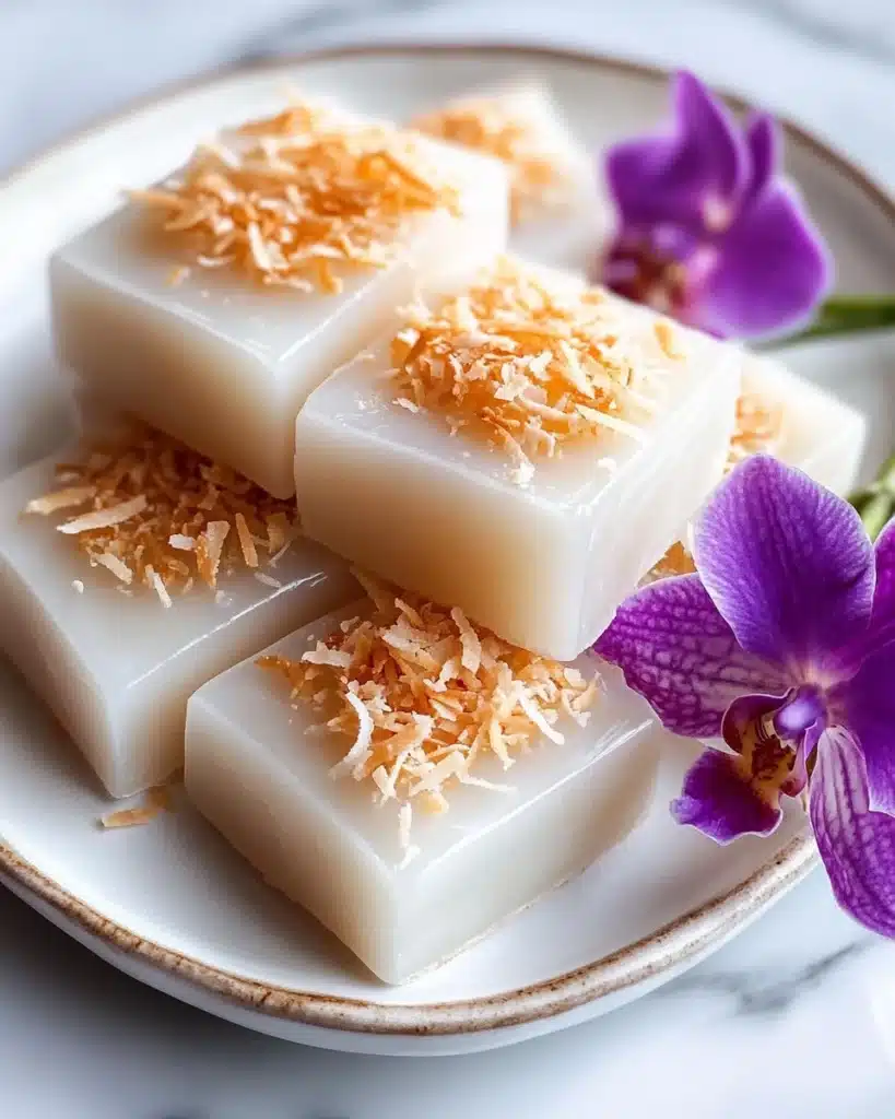 Haupia (Hawaiian Coconut Pudding) Recipe