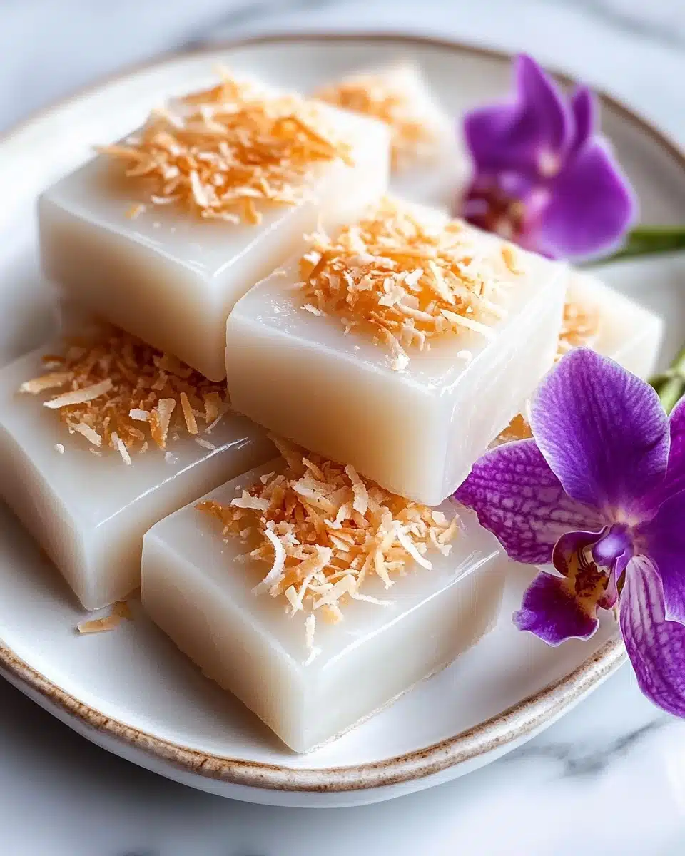 Haupia (Hawaiian Coconut Pudding) Recipe
