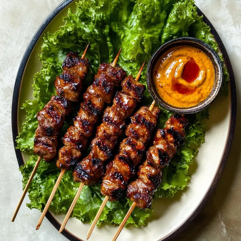 Grilled Thai Coconut Chicken Skewers Recipe - Recipe Image