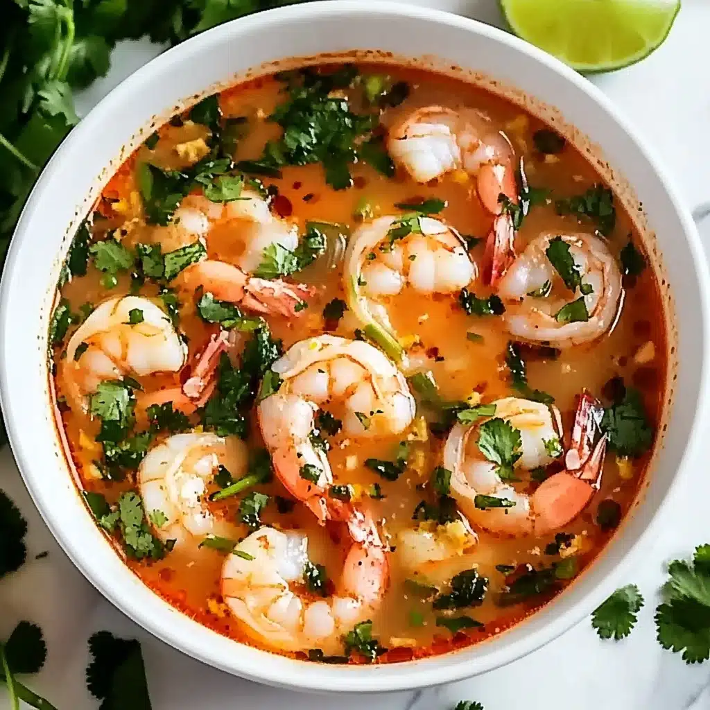 Quick and Spicy Shrimp Soup Recipe - Recipe Image