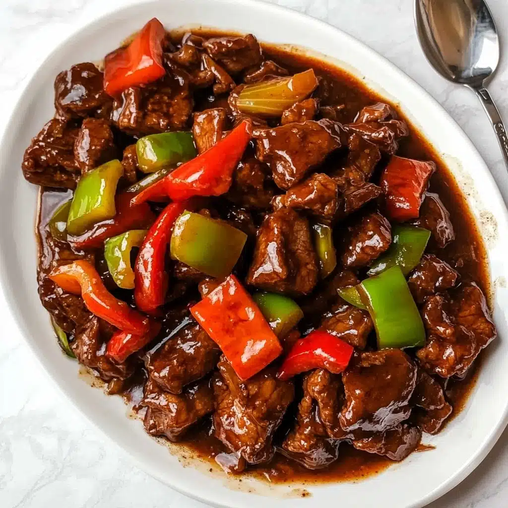 Quick & Easy Black Pepper Beef Recipe - Recipe Image