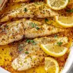 GARLIC BUTTER OVEN BAKED TILAPIA Recipe