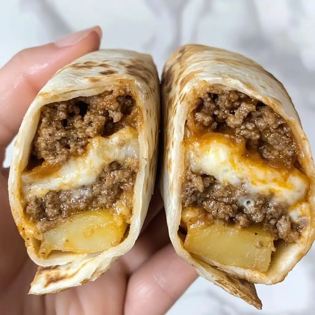 Grilled Beef and Potato Burritos Recipe - Recipe Image