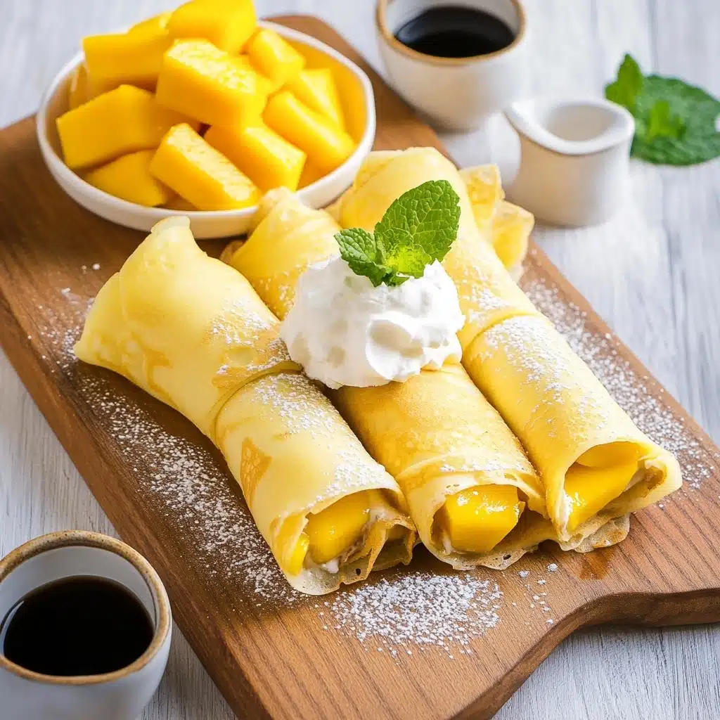 Yum Cha Mango Pancakes Recipe - Recipe Image
