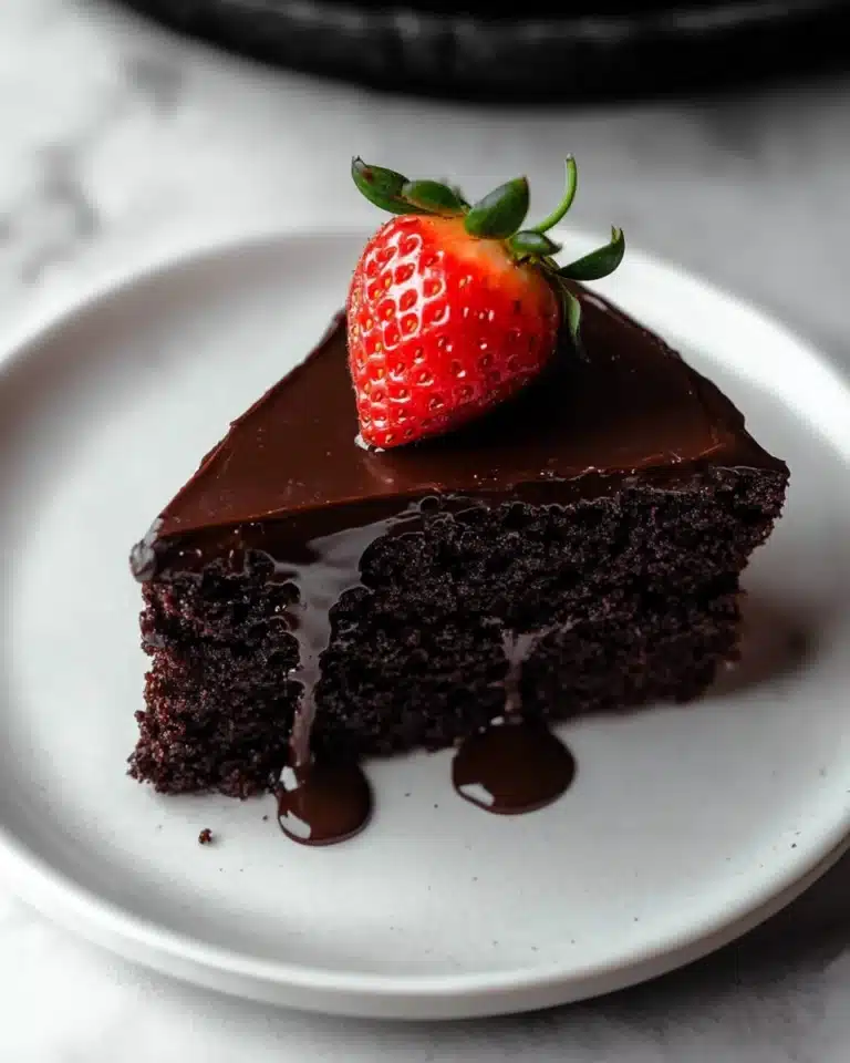 Vegan Flourless Chocolate Cake Recipe