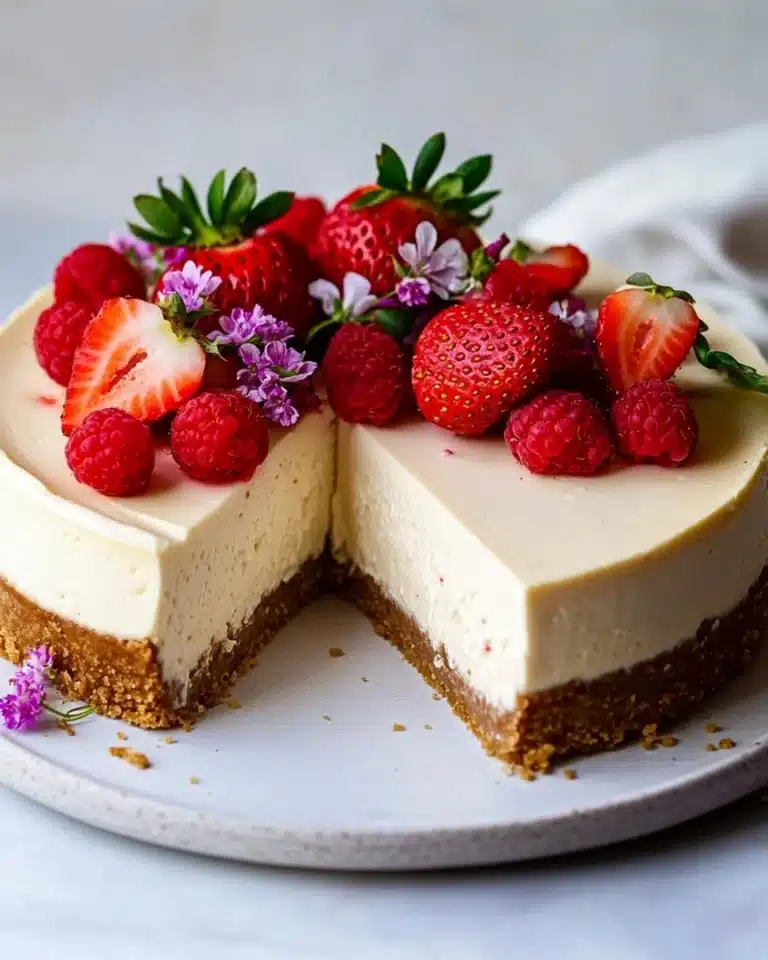 Perfect No-Bake Vegan Cheesecake Recipe