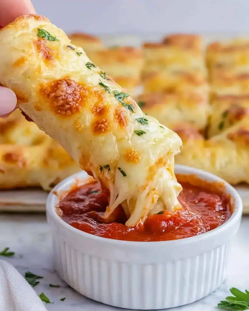 Homemade Cheesy Breadsticks Recipe