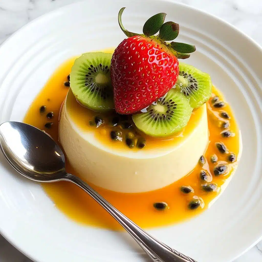 Passion Fruit Panna Cotta Recipe - Recipe Image