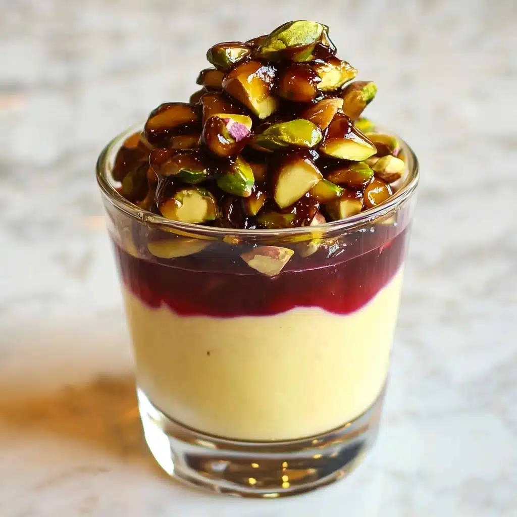 Pistachio Panna Cotta Recipe - Recipe Image
