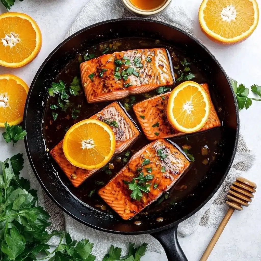 Crispy Orange Glazed Salmon Recipe - Recipe Image