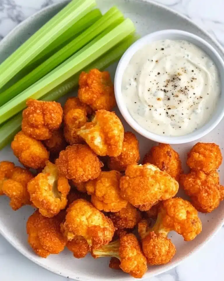 Air Fryer Buffalo Cauliflower Recipe