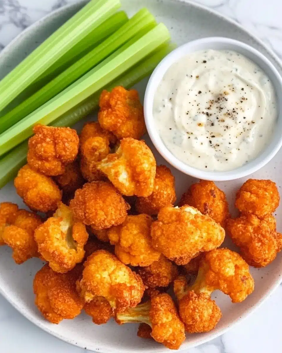 Air Fryer Buffalo Cauliflower Recipe