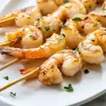 Grilled Garlic Shrimp Skewers Recipe