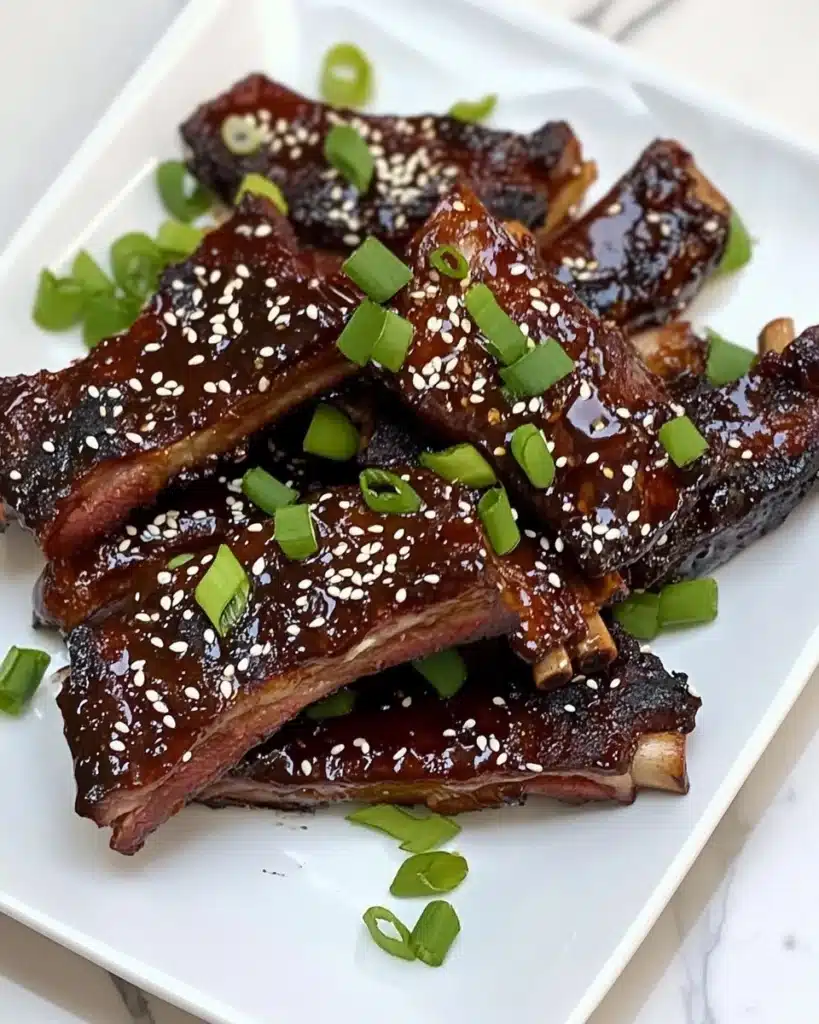 Korean Gochujang Sticky Boneless Beef Short Ribs Recipe