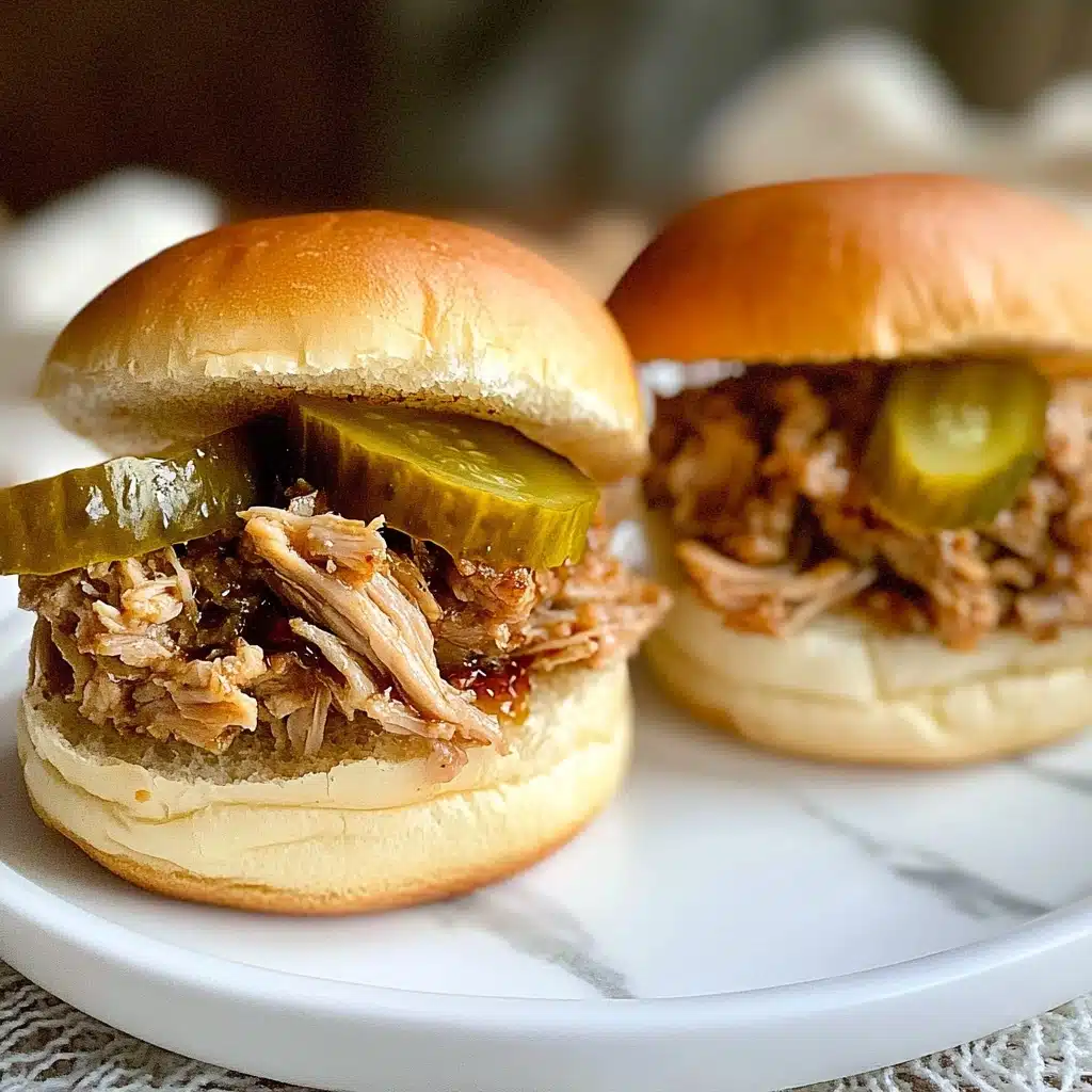 Crock Pot Mississippi Chicken Sliders Recipe - Recipe Image