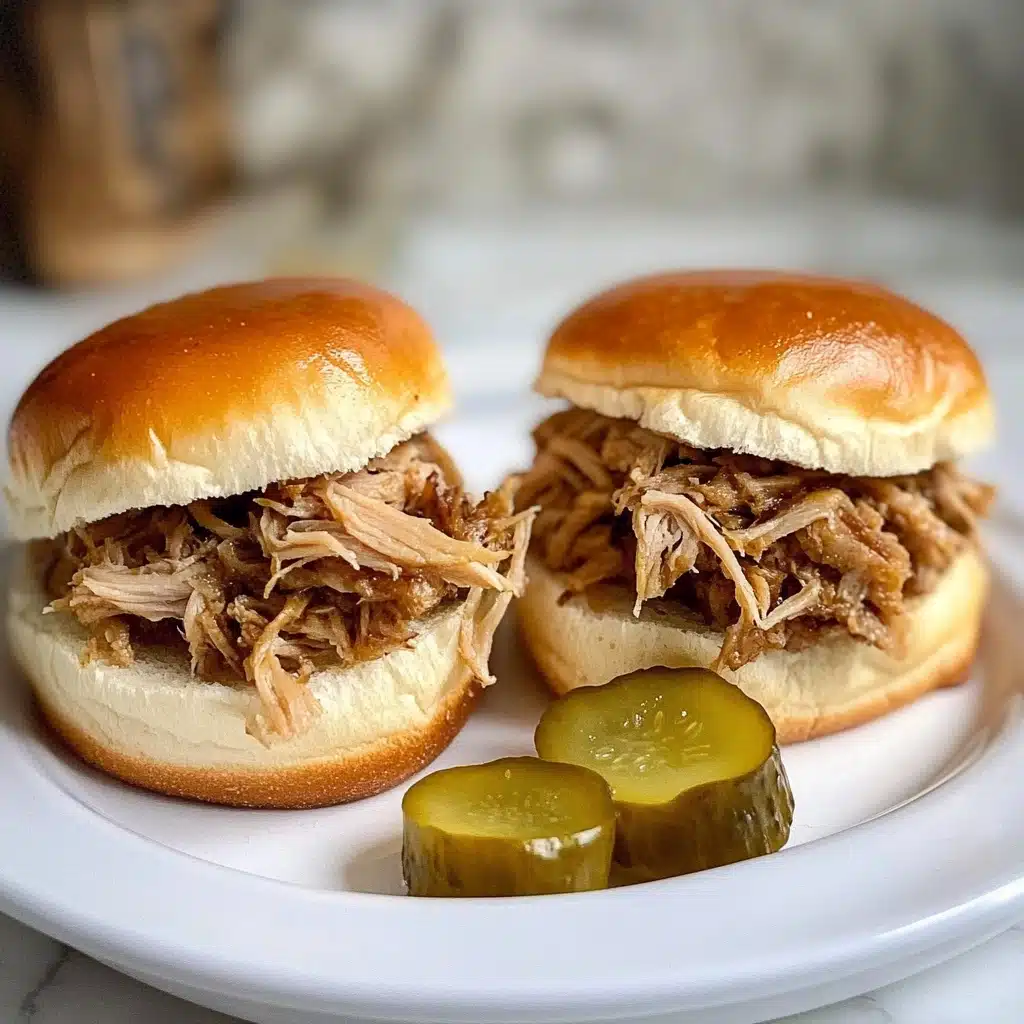 Crock Pot Mississippi Chicken Sliders Recipe - Recipe Image