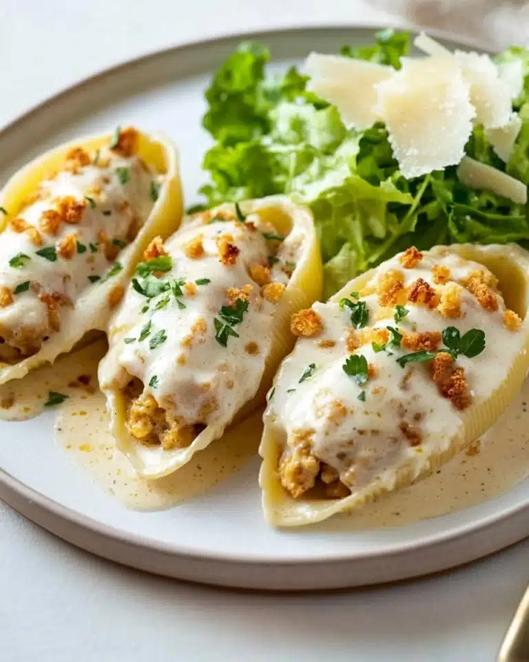 Creamy Seafood-Stuffed Shells Recipe