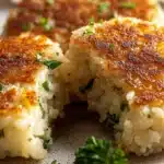 Crispy Garlic-Herb Rice Patties Recipe