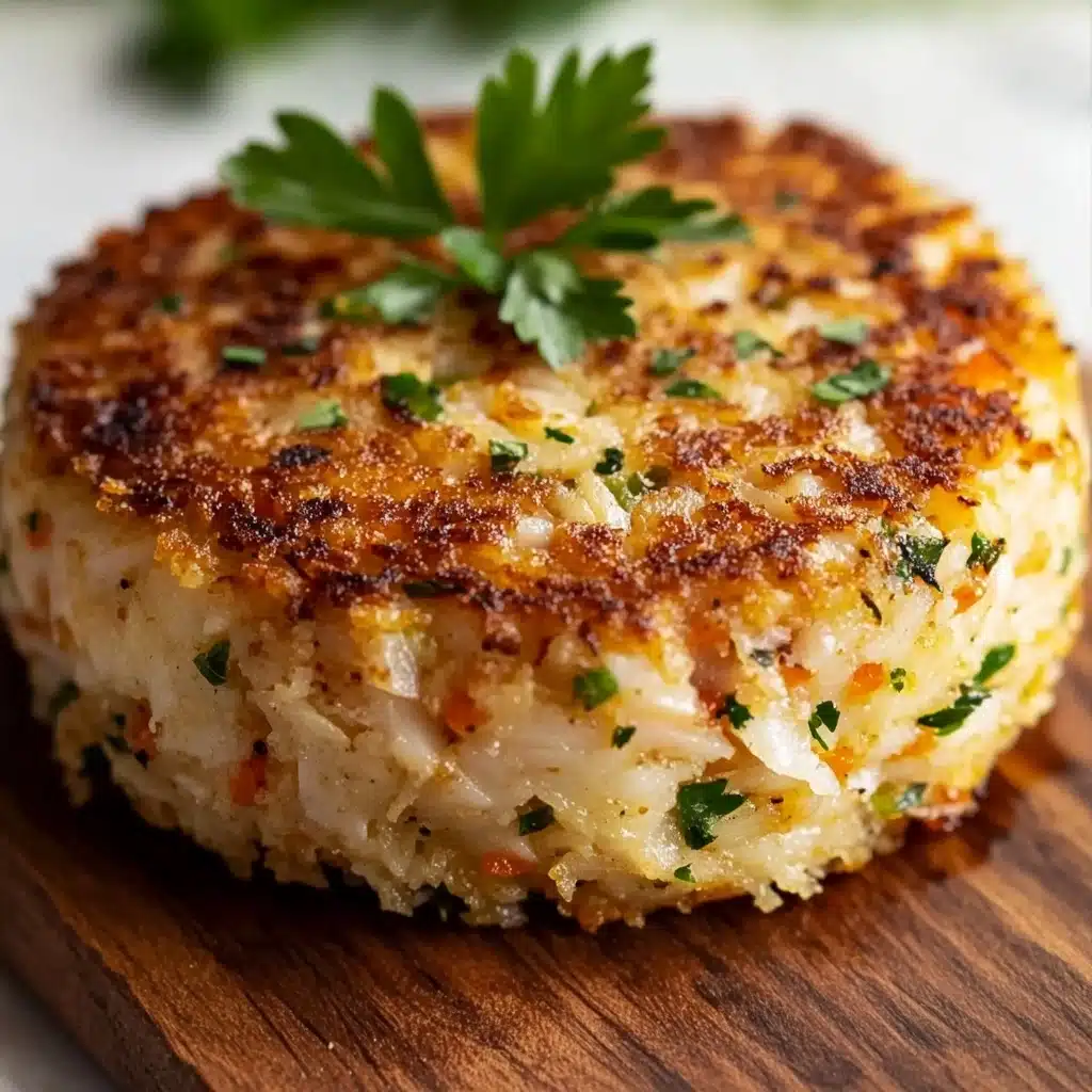 Crispy Garlic-Herb Rice Patties Recipe - Recipe Image