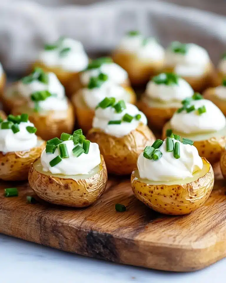Mini Baked Potatoes Recipe