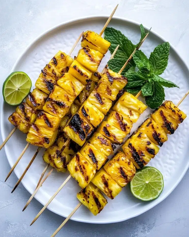 Grilled Cinnamon Pineapple Recipe