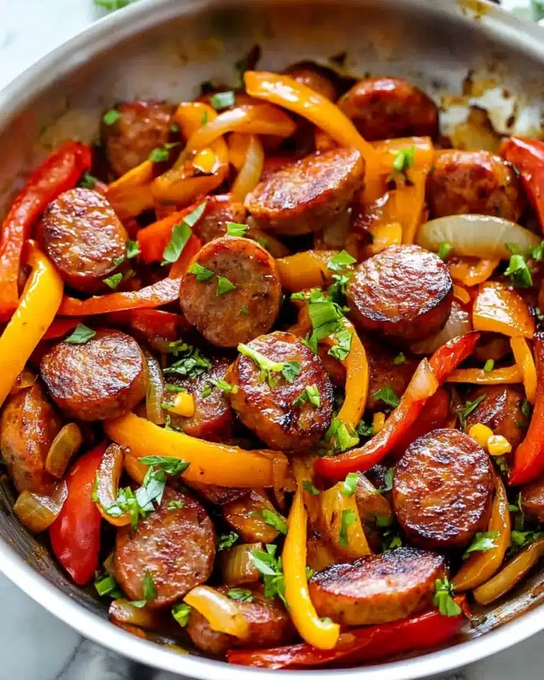 Sausage and Peppers Skillet Recipe