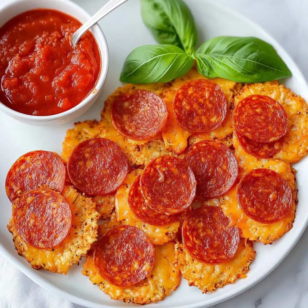 Pepperoni & Cheese Crisps Recipe - Recipe Image