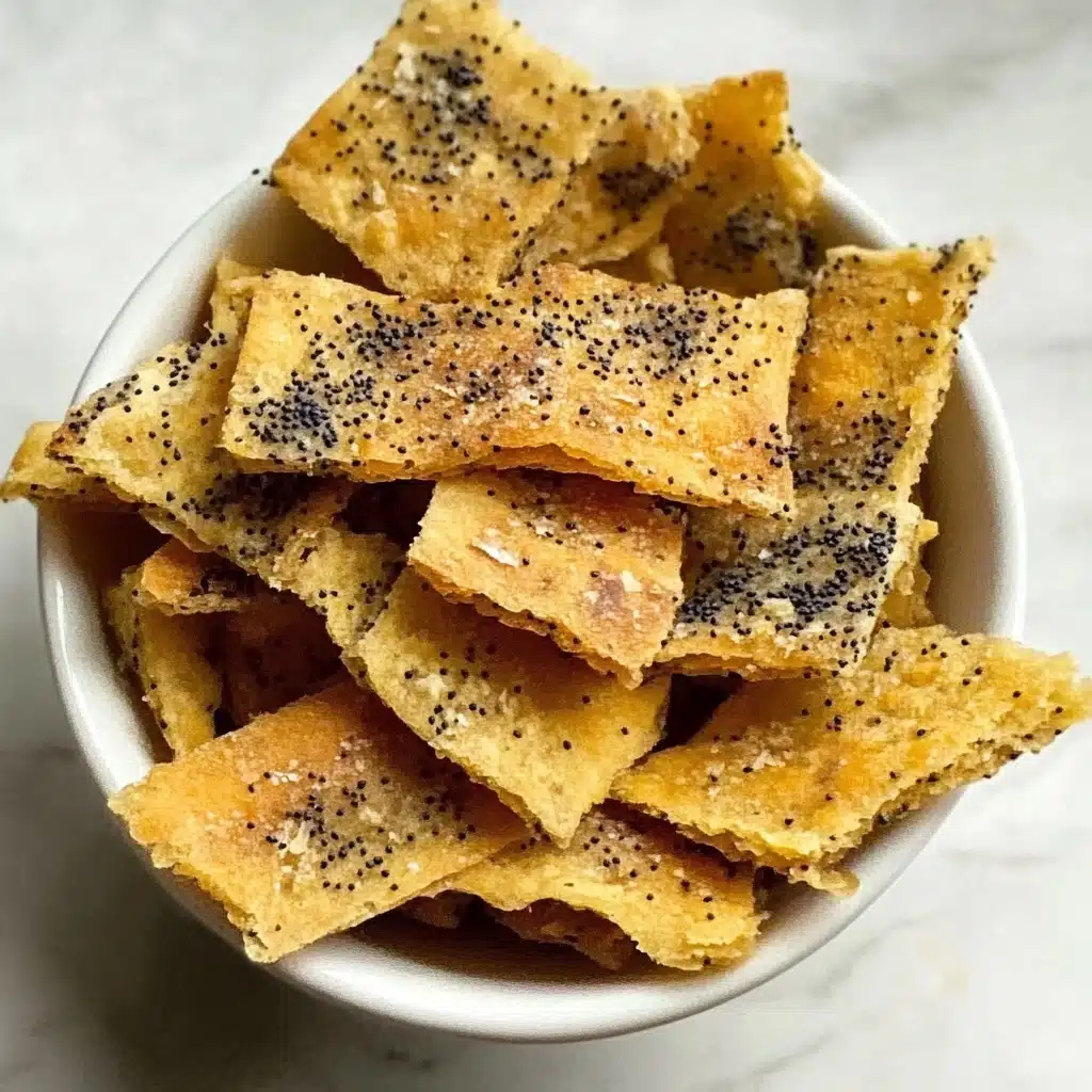Crispy Chickpea Flour Crackers Recipe - Recipe Image