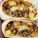 Grilled Beef and Potato Burritos Recipe
