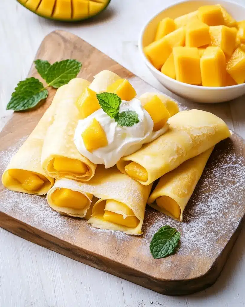 Yum Cha Mango Pancakes Recipe