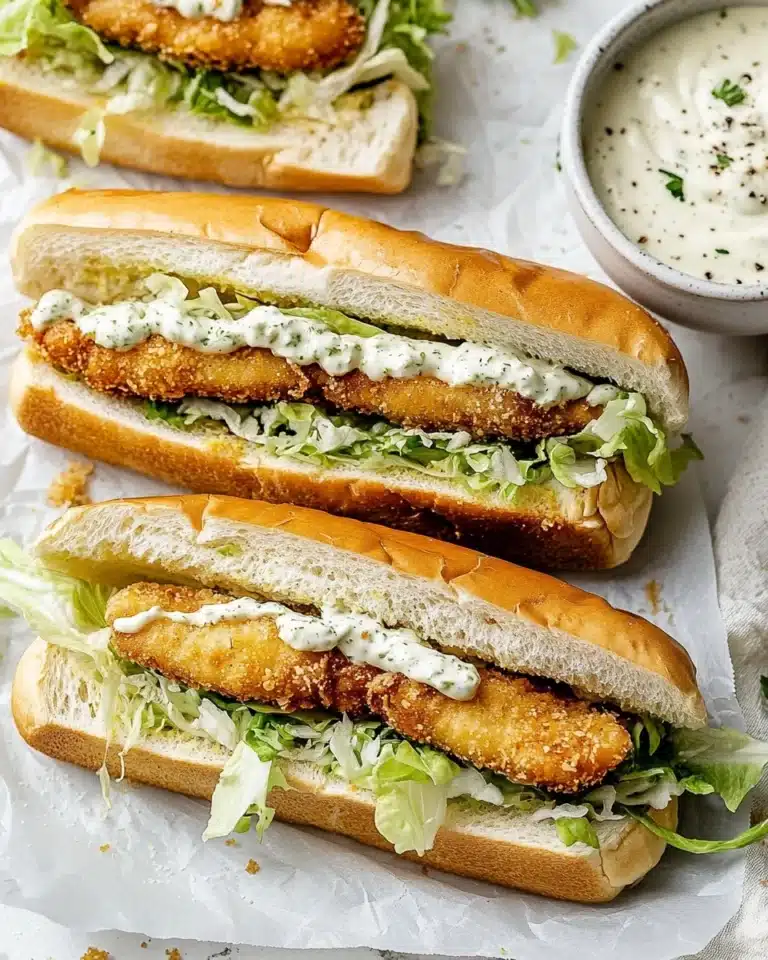 Chicken Caesar Sandwiches Recipe