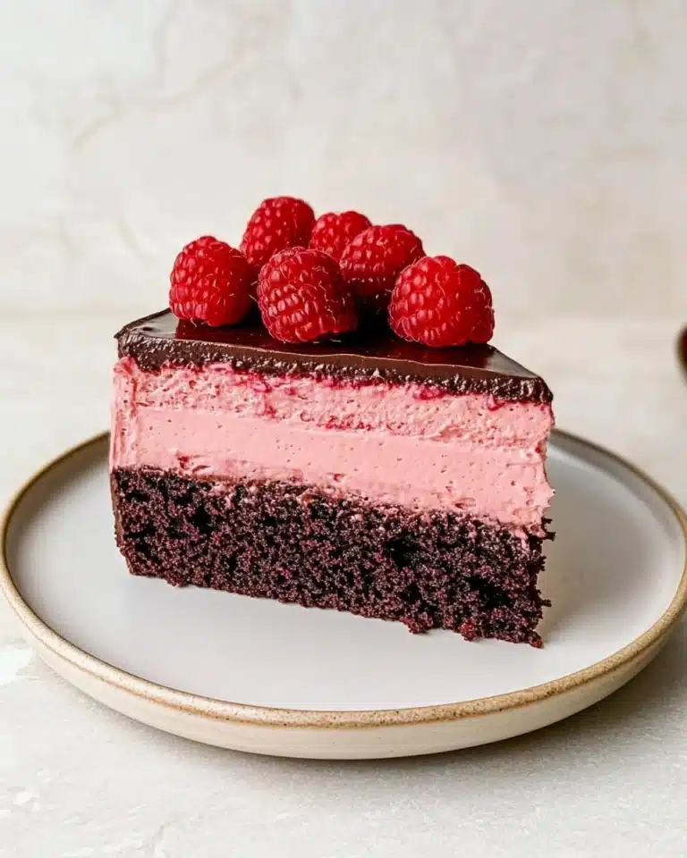 Chocolate Raspberry Mousse Cake Recipe