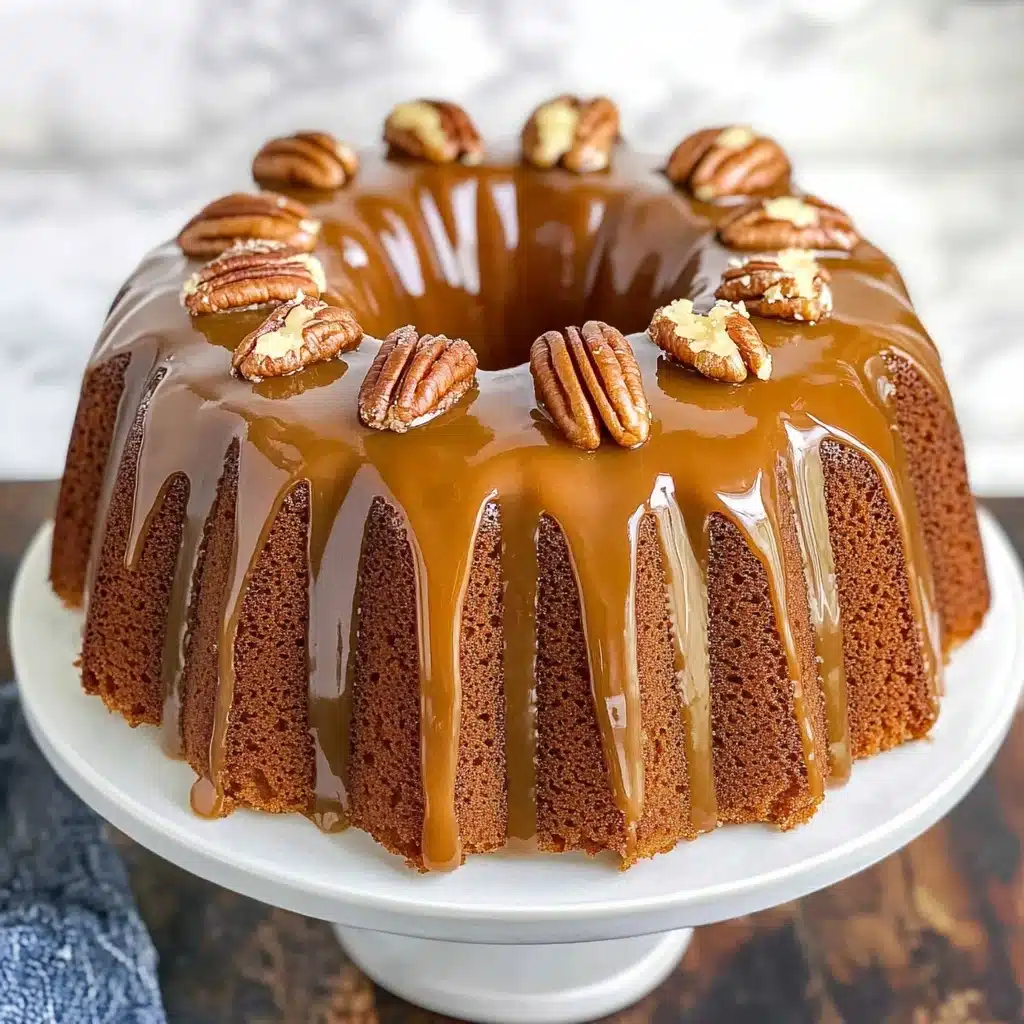 Salted Caramel Kentucky Butter Cake with Bourbon Recipe - Recipe Image