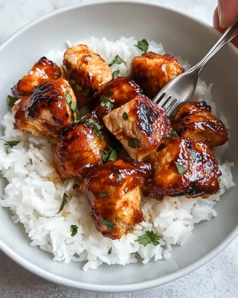 Maple Sriracha Salmon Bites Recipe