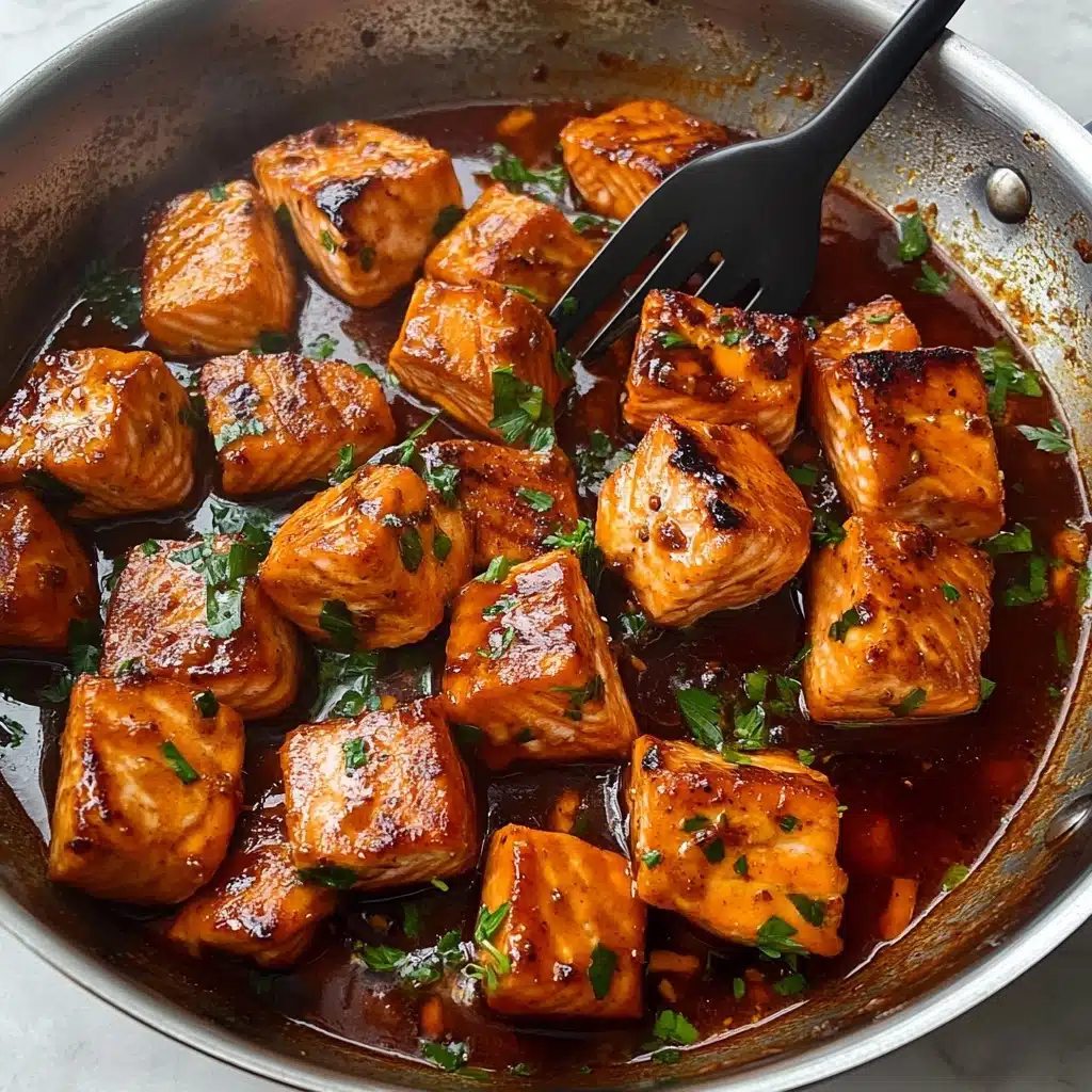 Maple Sriracha Salmon Bites Recipe - Recipe Image