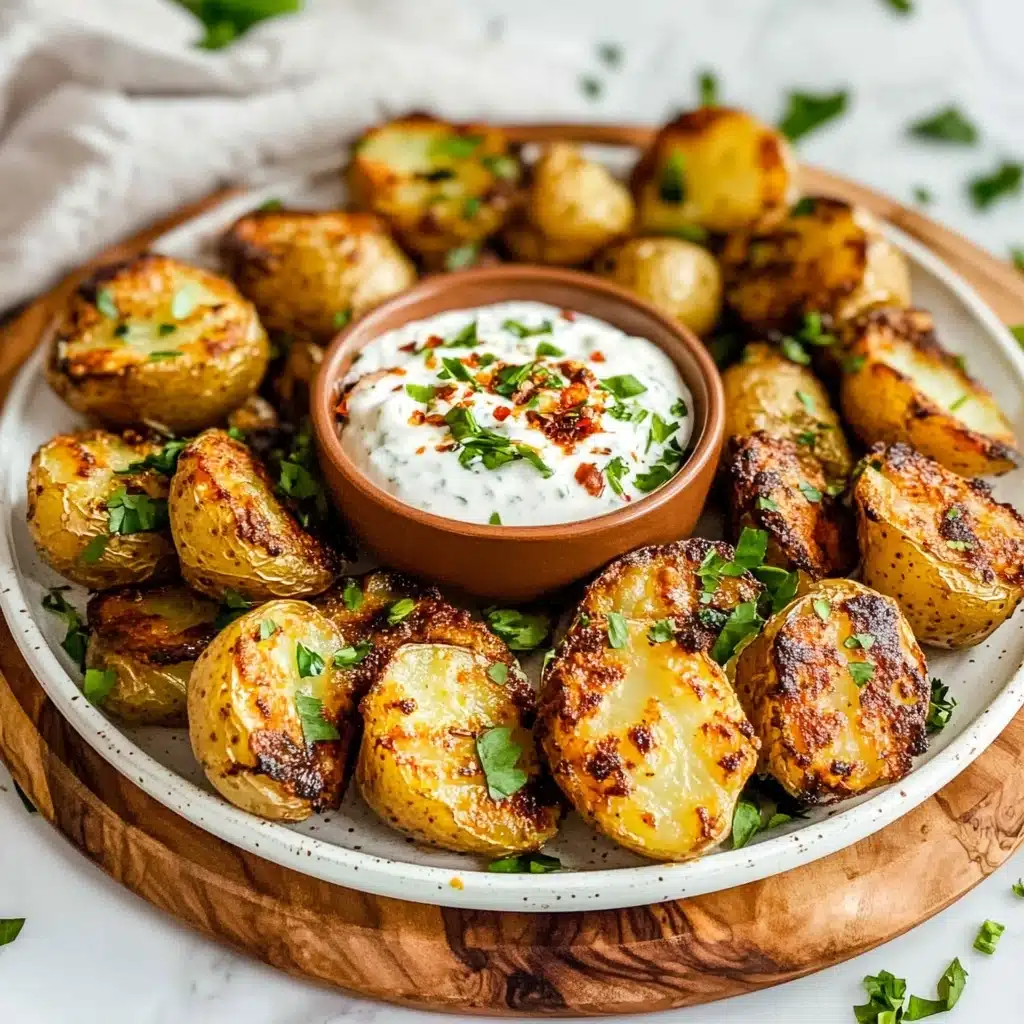 Air Fryer Smashed Potatoes Recipe - Recipe Image