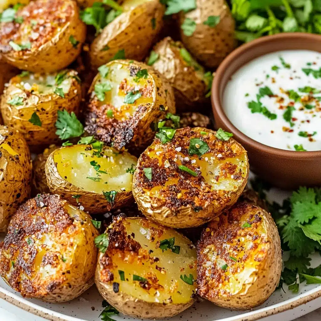 Air Fryer Smashed Potatoes Recipe - Recipe Image