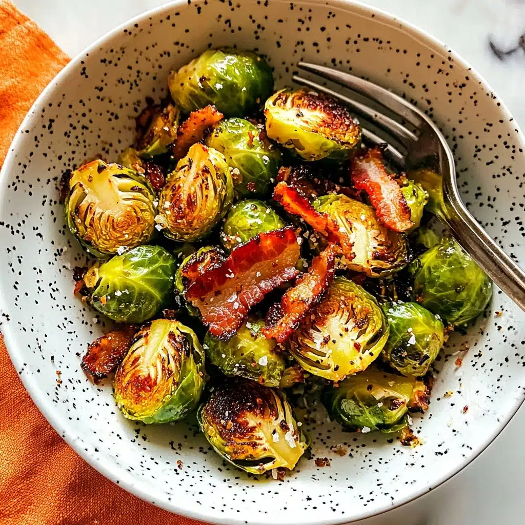 Bacon Brussels Sprouts with Hot Honey Recipe - Recipe Image