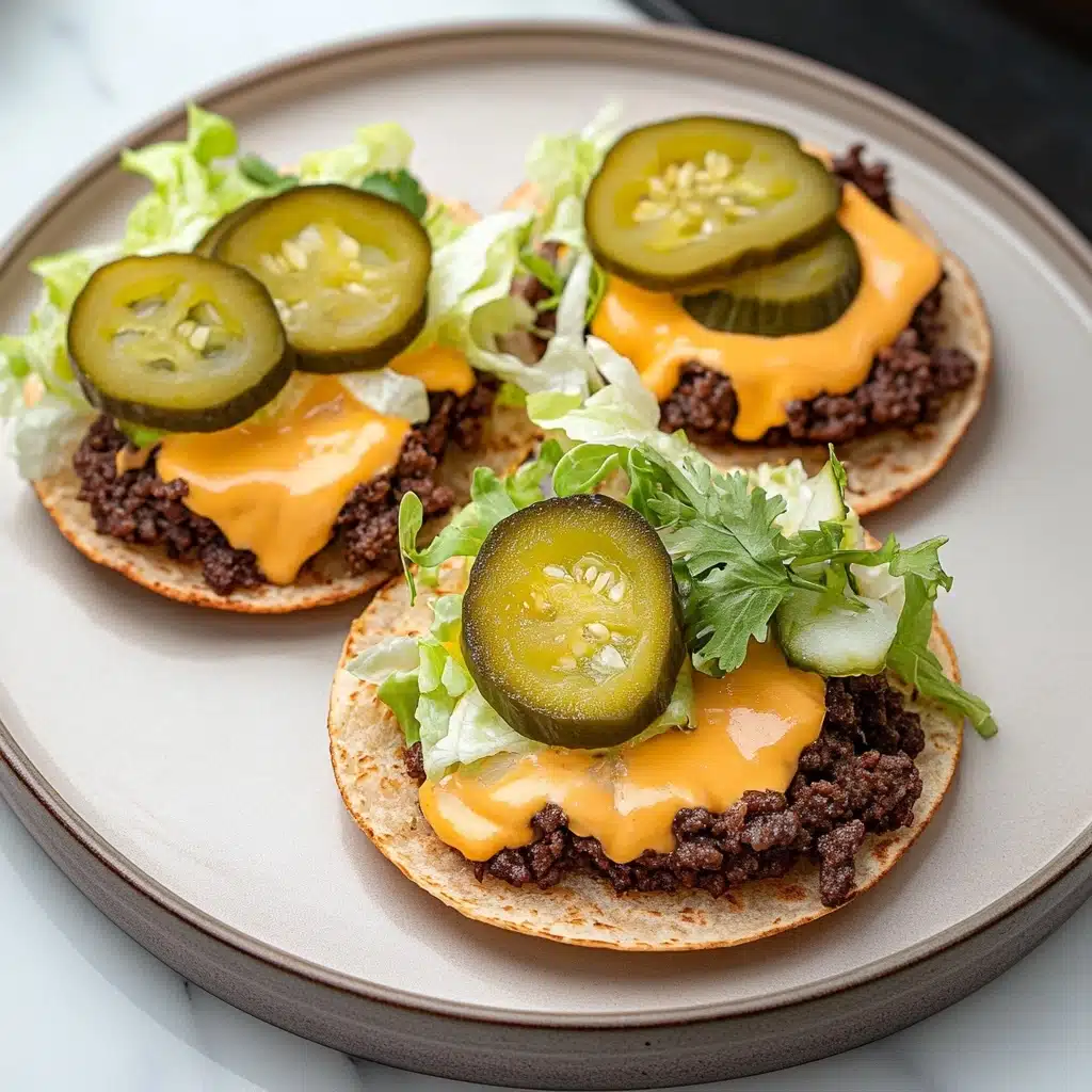 Smash Burger Tacos Recipe - Recipe Image