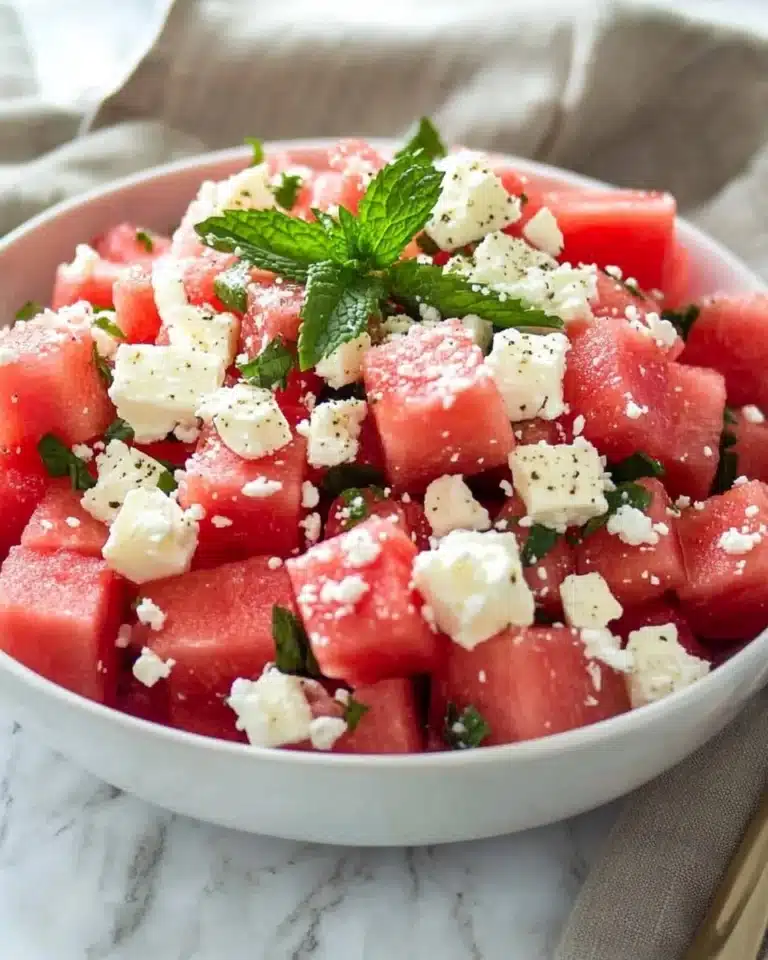 Watermelon Feta Salad Recipe