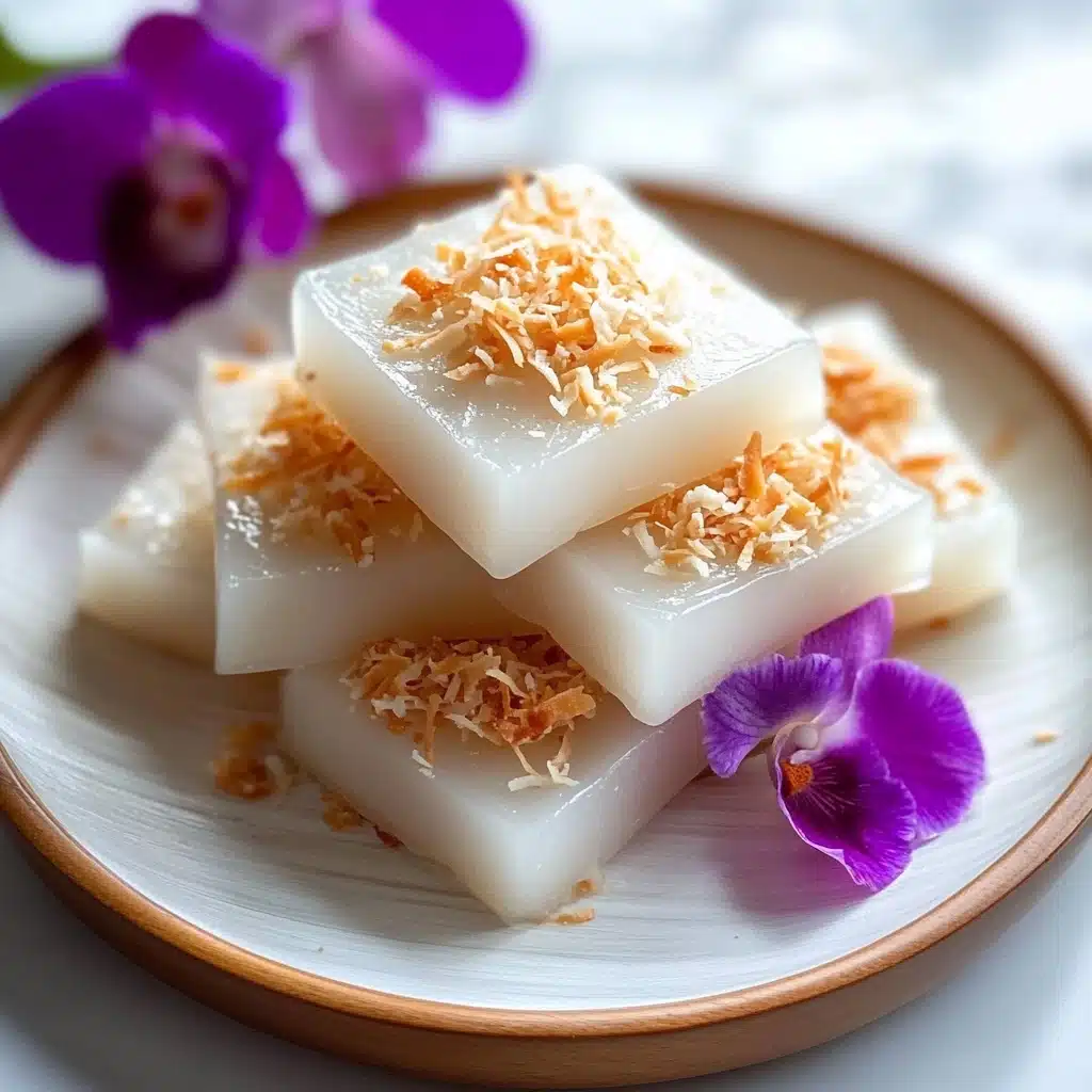 Haupia (Hawaiian Coconut Pudding) Recipe - Recipe Image