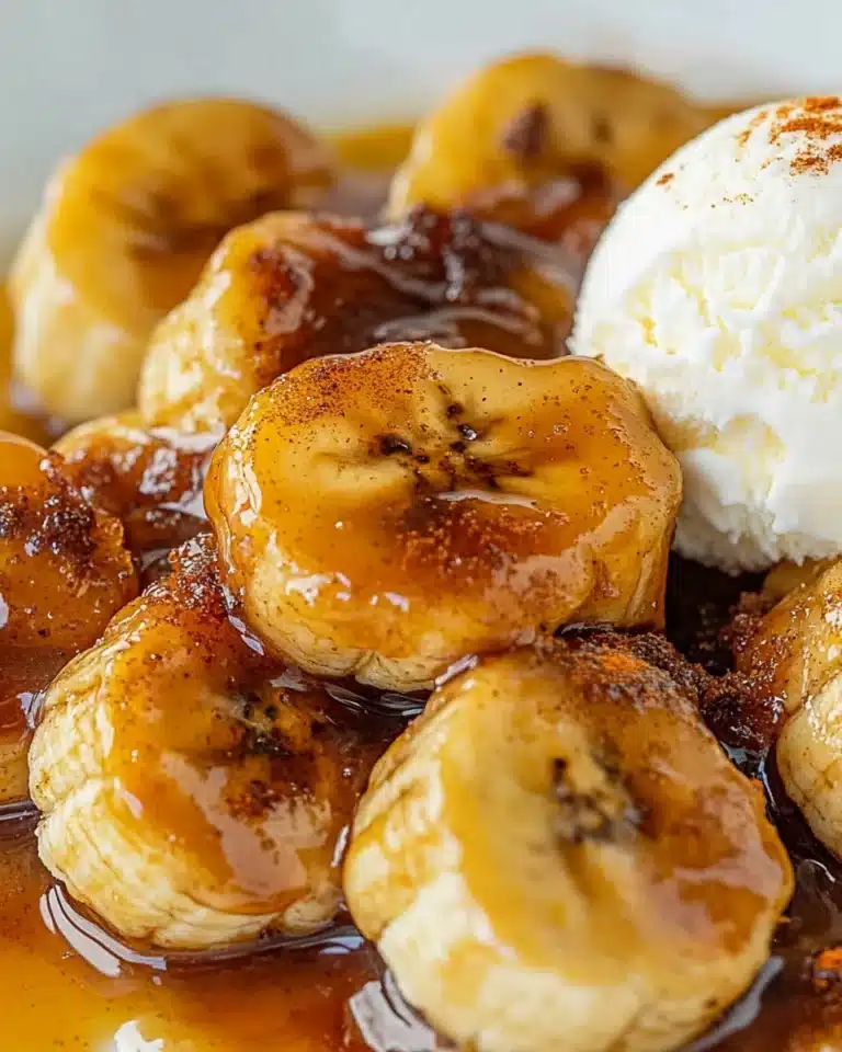 Fried Bananas with Cinnamon Honey Sauce Recipe