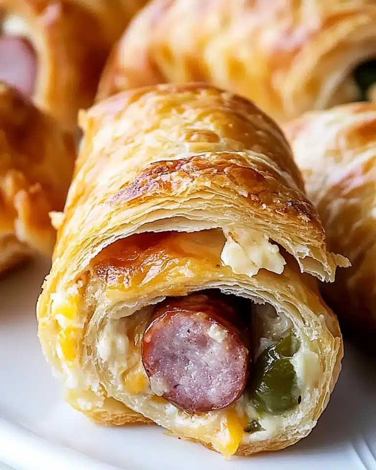 Jalapeño Popper Pigs in a Blanket Recipe