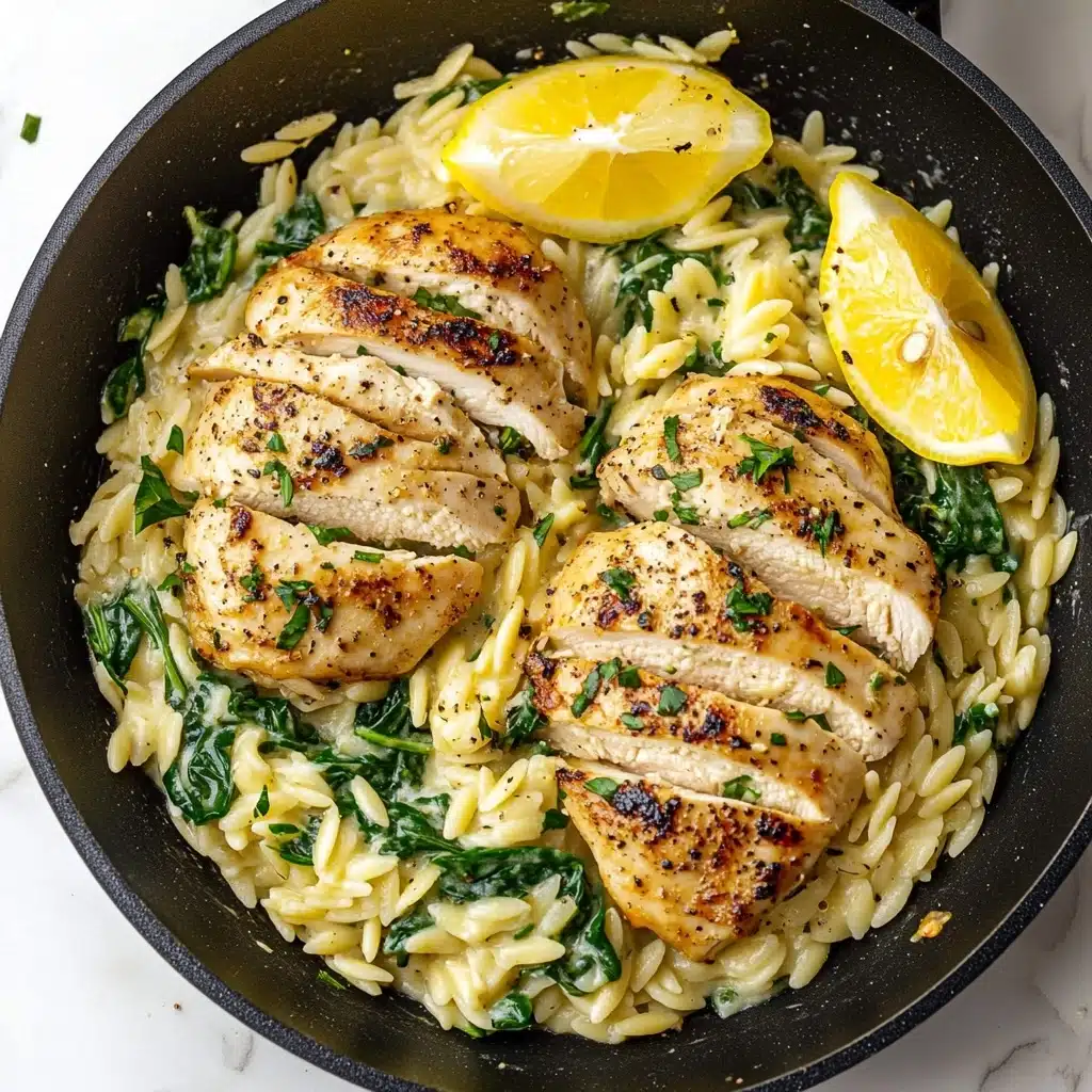 Lemon Chicken Orzo Recipe - Recipe Image