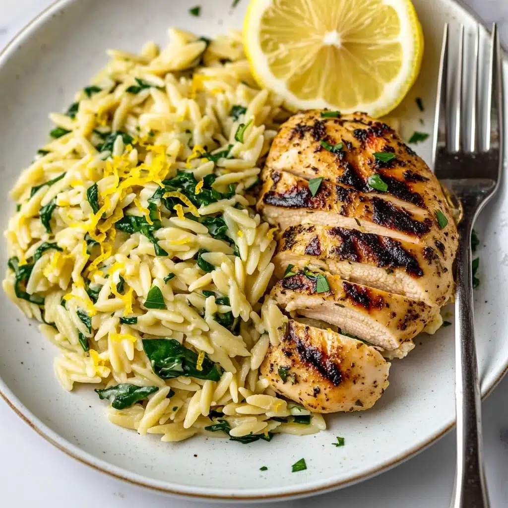 Lemon Chicken Orzo Recipe - Recipe Image