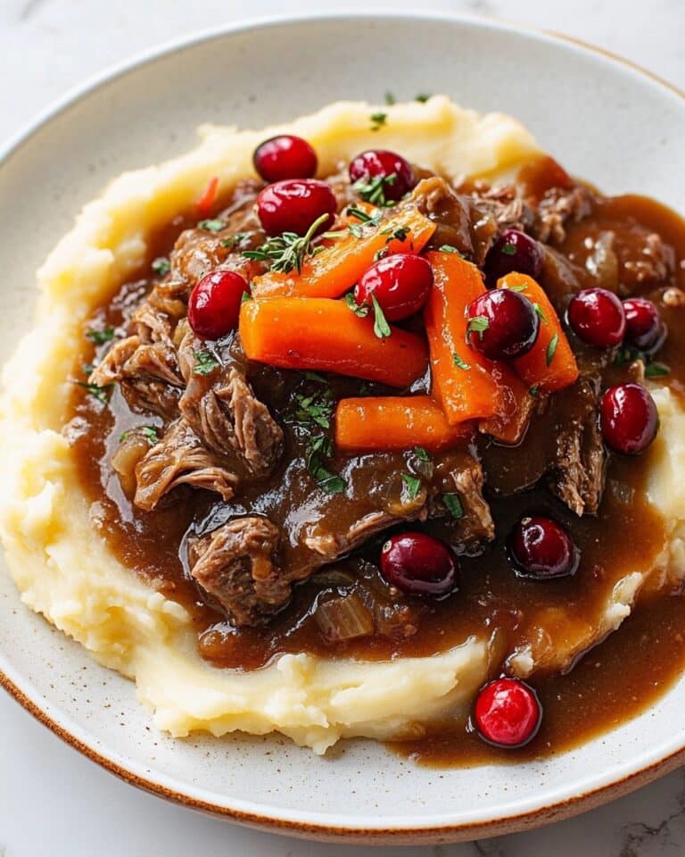 Cranberry Balsamic Roast Beef Recipe