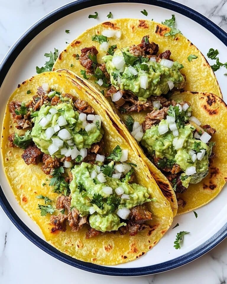 Grilled Steak Tacos with Avocado Salsa Recipe