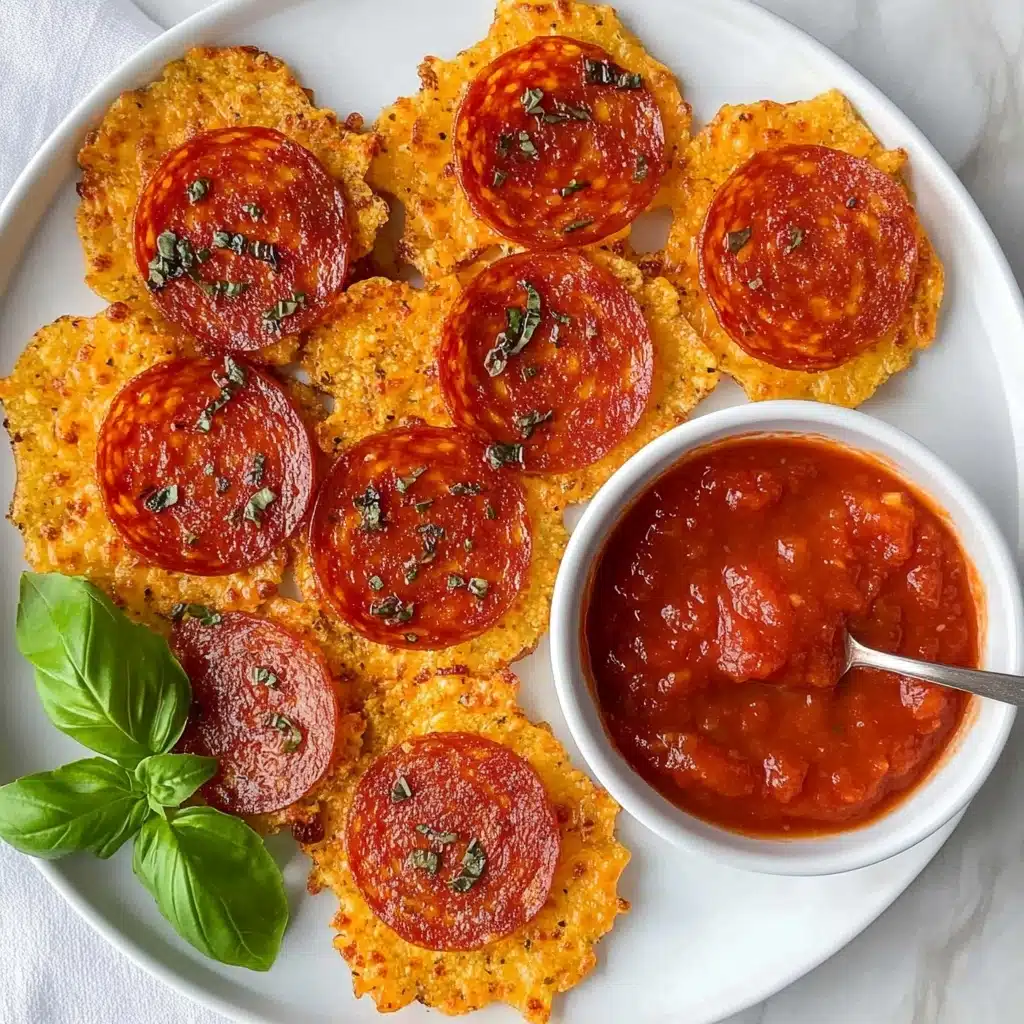 Pepperoni & Cheese Crisps Recipe - Recipe Image