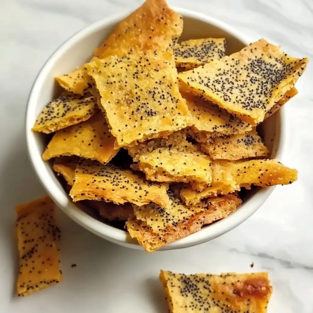 Crispy Chickpea Flour Crackers Recipe - Recipe Image