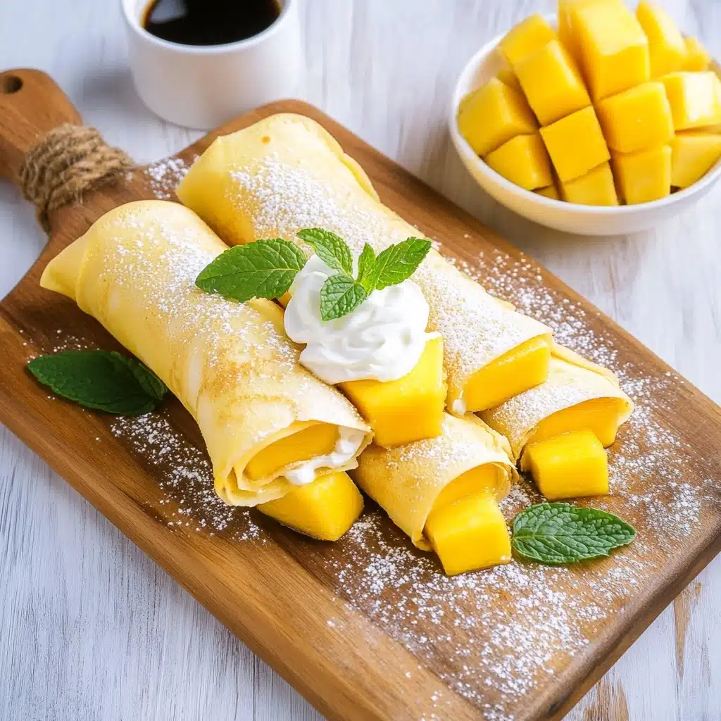 Yum Cha Mango Pancakes Recipe - Recipe Image
